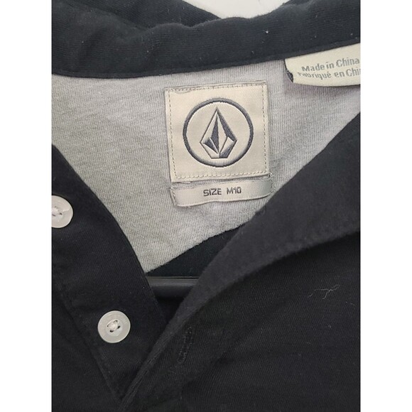 Volcom Boys Polo Size M (10) Black - Picture 3 of 5